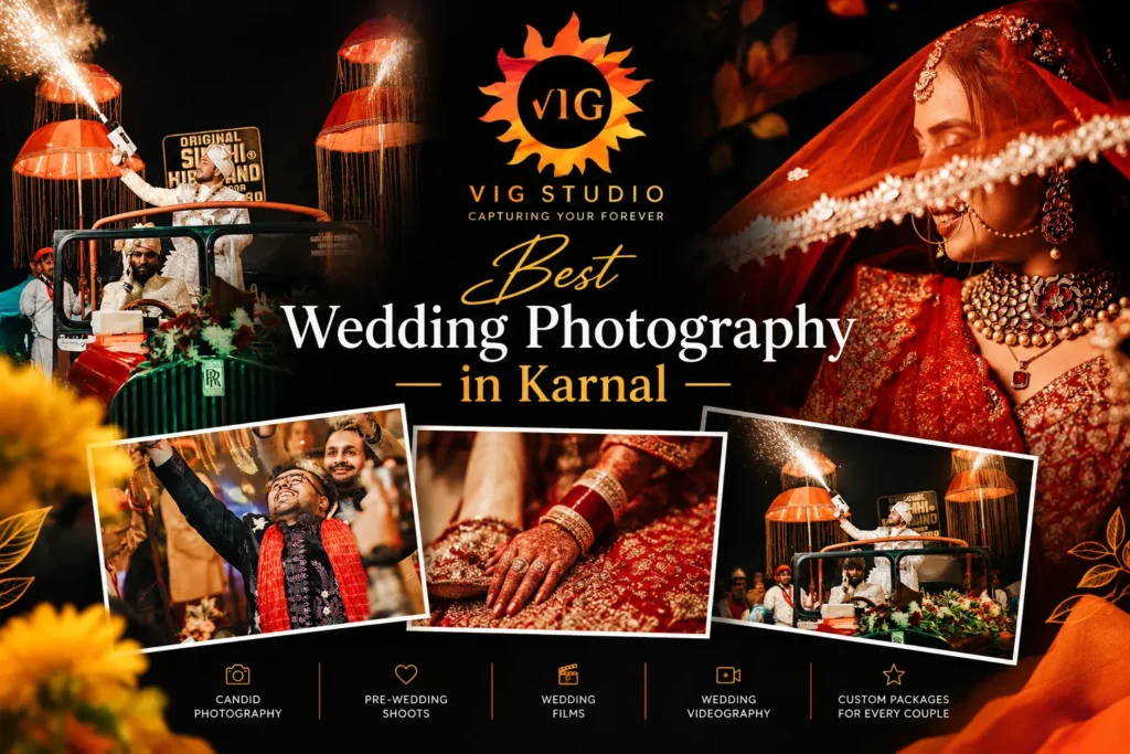 Best Wedding Photography in Karnal – Capture Your Beautiful Moments with VIG Studio