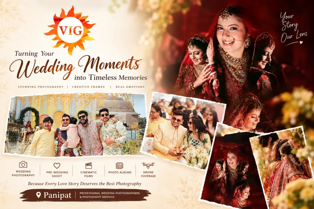 Best Wedding Shoot in Panipat: Capture Your Dream Wedding with Stunning Photography