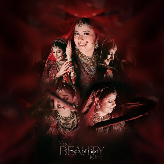 Bride collage Lavish gaba